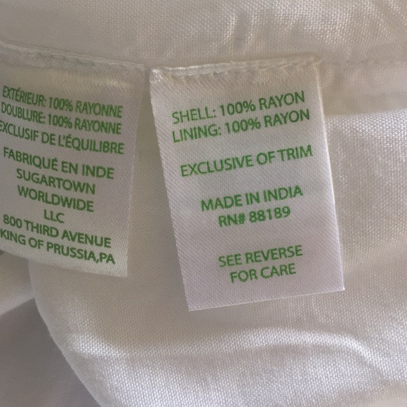 Lilly Pulitzer White Crinkle Skirt - Picture 7 of 7